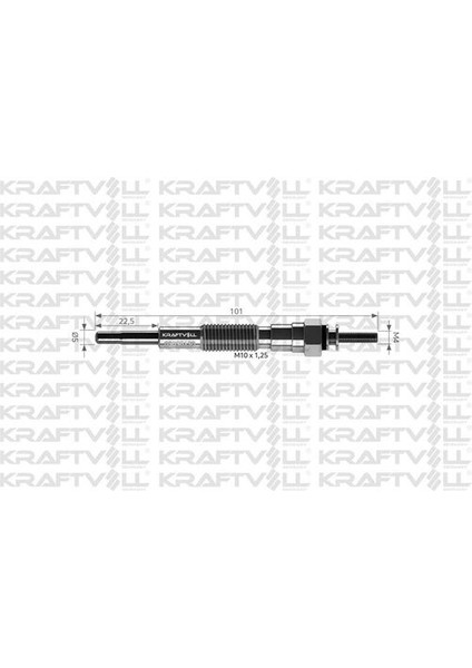 05030130 Kızdırma Bujisi 11V Mazda 323 1.6 Td-2.0 D-Bongo Van R2-E 2.2d Vanette-Delıca Van Mitsubishi Delıca RF1M18601