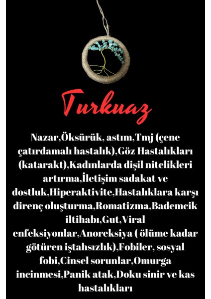 Sertifikalı Turkuaz Doğal Taş El Yapımı Duvar Süsü & Araba Süsü & Kapı Süsü fiyatları