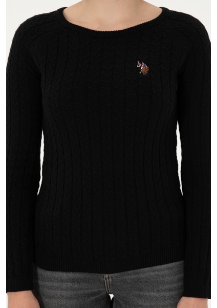 Kadın Siyah Kazak /Triko 50288981-VR046