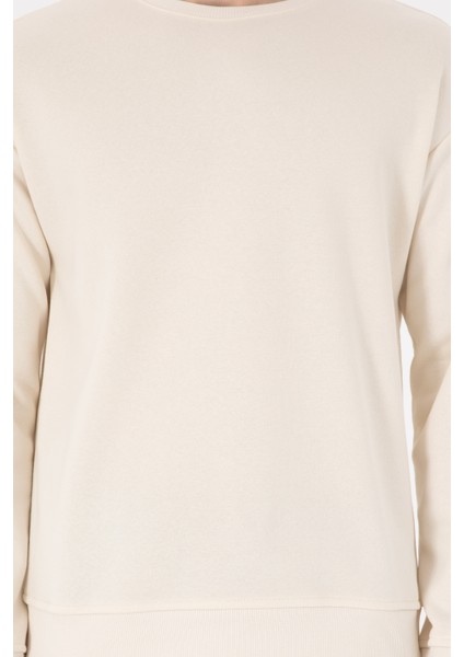 Erkek Krem Sweatshirt 50293438-VR071