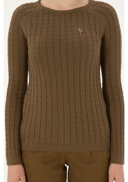 Kadın Haki Kazak /Triko 50288981-VR027