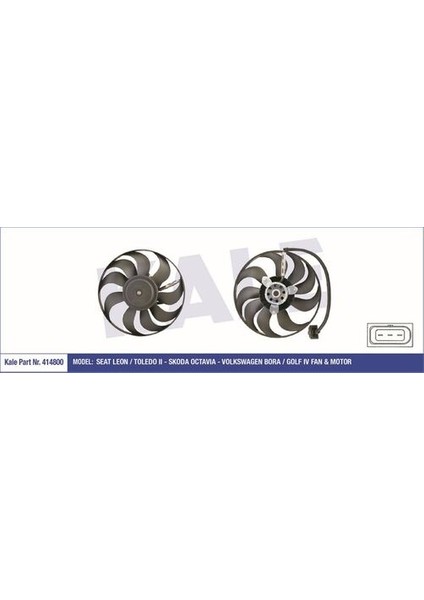 414800 Fan Motoru Leon Toledo Iı Octavia Bora Golf Iv 1J0959455P