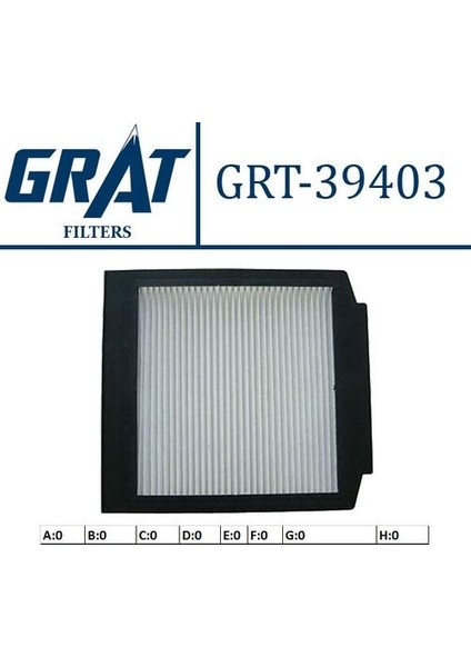 39403 Kabin Filtresi Land Rover Range Rover Iı 94-01 BTR8037