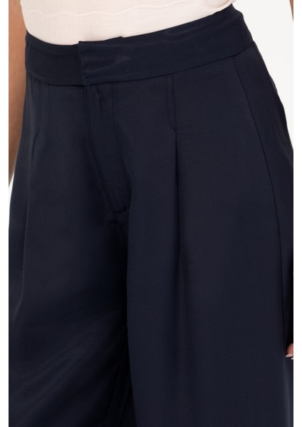 Kadın Lacivert Pantolon (Kanvas-Chino) 50263385-VR033