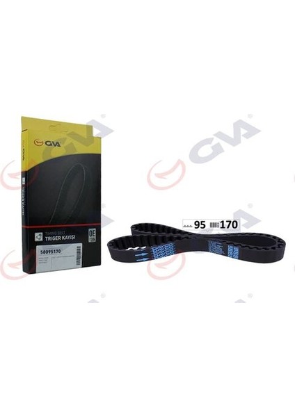58095170 Triger Kayışı 095X170 Clio 1.4 Renault 9-Renault 19-Kangoo 7700736969