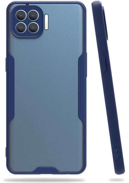 Oppo Reno 4 Lite Kılıf Parfe Kapak-Lacivert