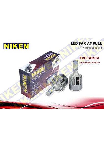 0120020403 Ampul 12V H7 LED Xenon Set Volkswagen Golf Iv-Polo Orj.montaj Evo Serisi