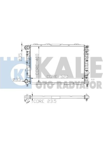 3902021PA Radyatör Klimalı Alfa 156 1.6 T.s 1.8 T.s 2.0 2.5 97-05 Sw 156 1.6 T.s 1.8 T.s 97-06 60651921