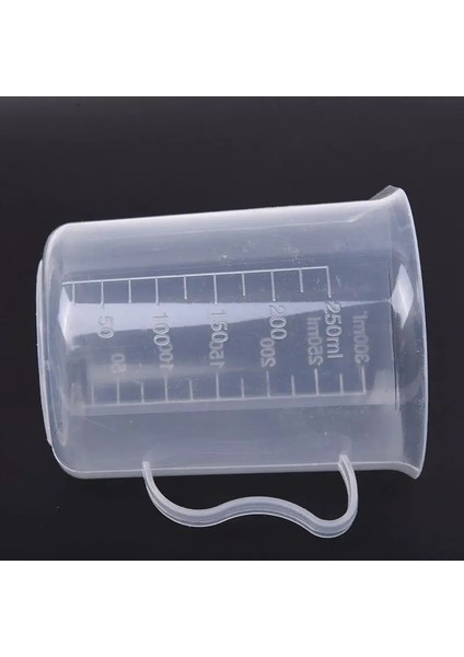 Şeffaf Stil Ölçü Kabı 250ML Dereceli Beher Şeffaf Beyaz Plastik Bardak (Yurt Dışından) fırsatları