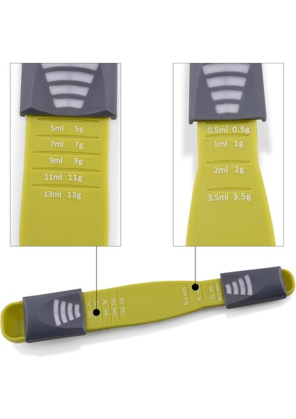 Beyaz 1 Takım Stili Sekiz Tezgah Ayarlanabilir Ölçek Ölçme Kaşığı Çay Kahve Ölçme Gram Kaşık Süt Tozu Pişirme Araçları Fırında Mutfak Aksesuarları (Yurt Dışından) fırsatları