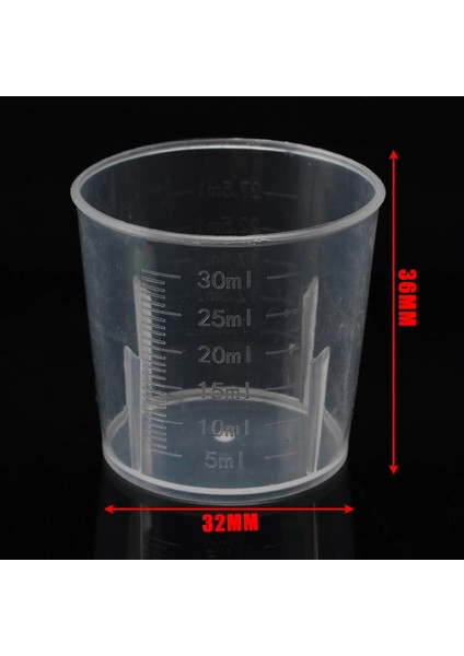 ml Şeffaf Plastik Ölçme Fincan Tedbir Beher Ölçme Ilaç Bardakları Şeffaf Konteyner Mutfak Aleti Malzemeleri (Yurt Dışından) fırsatları