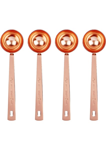 E Stili 15ML Gül Altın Kaşık Süt Tozu Kahve Paslanmaz Çelik Ölçme Kaşığı Kahve Kaşığı Uzun Saplı Mutfak Aleti Мерные Ложки (Yurt Dışından)