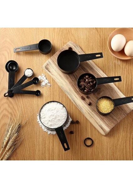 Beyaz Stil Seacreating Ölçme Fincanları ve Kaşık Seti Eces Kuru ve Sıvı Malzemeler Için Yuvalama Ölçü Fincanları Pişirme Aksesuarları (Yurt Dışından) fiyatları