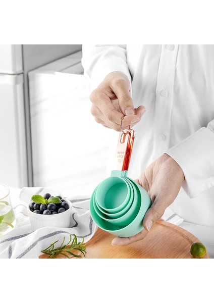 Gri Set Stili 4 Adetset Gül Altın Ölçme Kaşığı Seti Ölçekli Dayanıklı Paslanmaz Çelik Saplı Ölçme Bardakları Pişirme Için Ölçme Aletleri Seti (Yurt Dışından) fiyatları