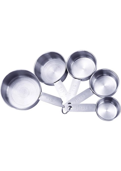 5 Adet-Takım Tarzı Mutfak Ölçü Kaşığı Çay Kaşığı Kahve Kaşığı Kek Pişirme Un Ölçü Kapları Mutfak Pişirme Aletleri (Yurt Dışından)