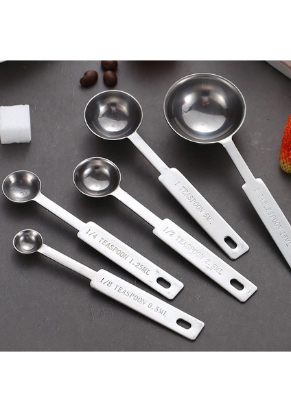 8 Adet Ölçü Kabı Stili Ölçü Kapları Istiflenebilir Mutfak Ölçü Kaşığı Seti Paslanmaz Çelik Yemek Kaşığı Ev Ölçü Kapları ve Kaşık Seti (Yurt Dışından) modelleri