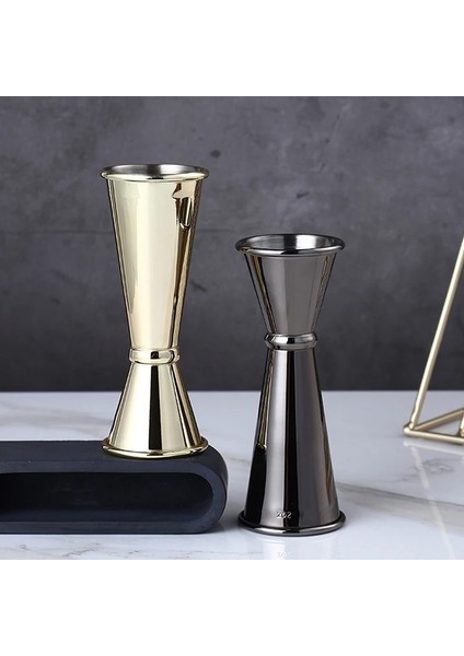 Yaldızlı Tarzı Japon Tarzı Jigger Çift Kokteyl Jigger Ölçü Bardakları Bar Aletleri ml (Yurt Dışından) indirimleri