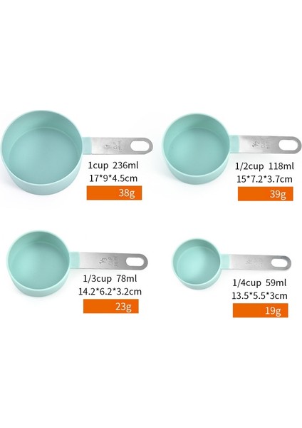 Fincan Siyah Tarzı Lastic Bardak Pişirme Aksesuarları Çay Kahve Mutfak Ölçme Kaşıkları Dayanıklı Paslanmaz Çelik Ölçme Fincan Kaşık Seti (Yurt Dışından) fiyatları