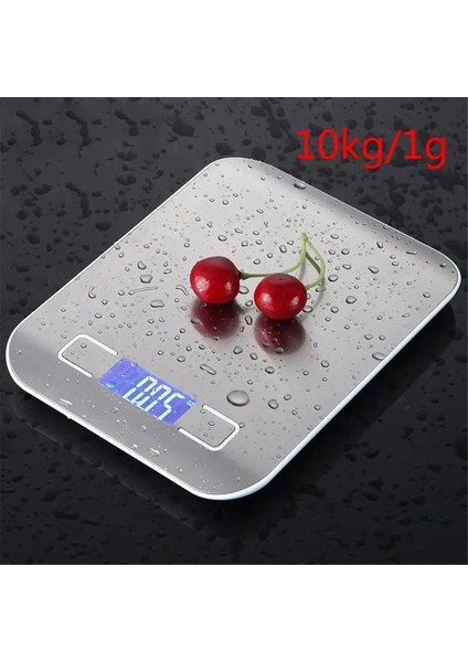 10KG 1g Tarzı 5kg ~ 10KGG Mutfak Terazisi Paslanmaz Çelik Dijital Elektronik Gıda Diyet Ölçeği Pişirme Elektronik Tartı USB Şarj Edilebilir LCD Tartı (Yurt Dışından)