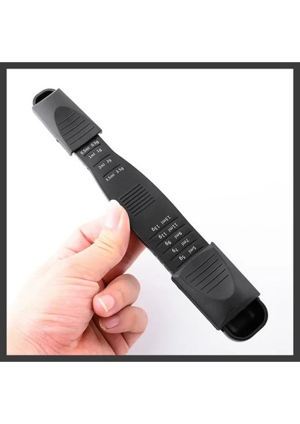 Kırmızı Stil Mutfak Ölçü Fincan Çift Uçlu Dokuz Tezgah Ayarlanabilir Ölçek Ölçme Kaşıkları Ölçme Kaşığı Pişirme Aracı Mutfak Aksesuarları (Yurt Dışından) indirimleri