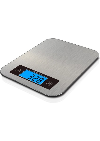 Mavi LCD Stili 10KG Aırmsen 22LBKG Elektronik Mutfak Terazisi Dijital Gıda Ölçeği Paslanmaz Çelik Ev Tartı Ölçeği LCD Ölçme Araçları (Yurt Dışından)