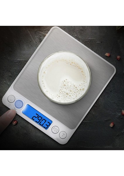 Mutfak Terazisi Stili 500G 0.1g Mini LCD Terazi Taşınabilir Elektronik Dijital Hassas Terazi Pişirme Mutfak Terazisi Takı Ağırlık Dengesi 500G.01G 3000G.1G (Yurt Dışından) indirimleri
