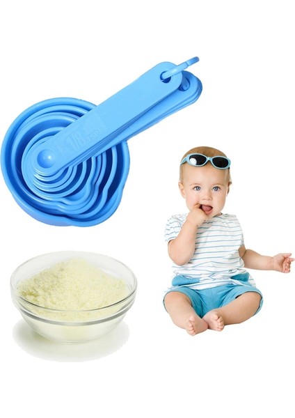 Beyaz Stil Adet Ölçü Kaşıkları Çok Amaçlı Ölçü Fincanları Ölçü Aletleri Kahve Şeker Kaşığı Plastik Saplı Ölçü Kaşıkları (Yurt Dışından) fiyatları