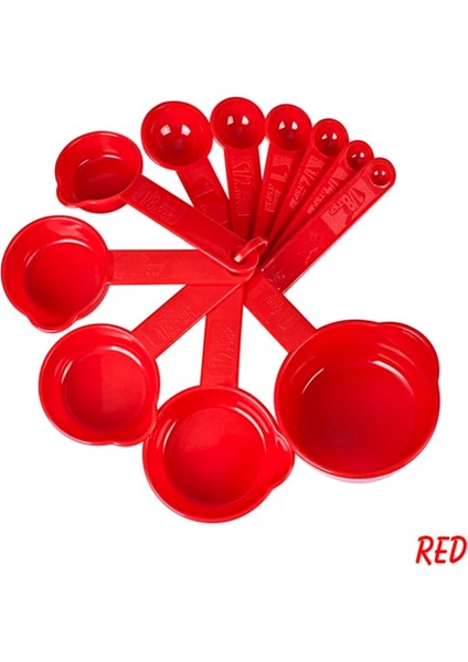 Beyaz Stil Adet Ölçü Kaşıkları Çok Amaçlı Ölçü Fincanları Ölçü Aletleri Kahve Şeker Kaşığı Plastik Saplı Ölçü Kaşıkları (Yurt Dışından) modelleri