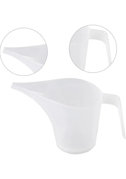 No.1 Boyutu Uzun Ağızlı Plastik Ölçme Fincan Ölçekli Ölçme Sürahi Mutfak Bakeware Laboratuvar Pişirme Ölçme Fincan Akış Fincan (Yurt Dışından) modelleri