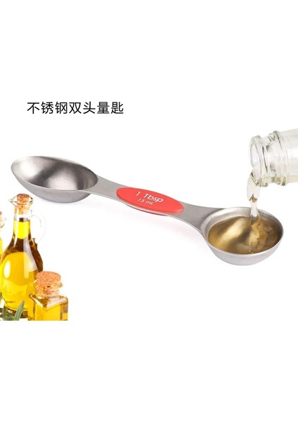Çok Renkli Stil Kuru ve Sıvı Malzemeler Için 8 Adet Manyetik Ölçüm Çay Kaşığı Yemek Kaşığı Paslanmaz Çelik Çift Kafa Ölçme Kaşığı (Yurt Dışından) indirimleri