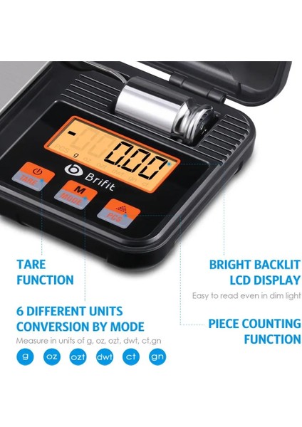 200GX 0.01G Takı Mini Paslanmaz Çelik Elektronik Tartı Dijital Cep Tartı Altın Gram Denge Tartı Taşınabilir Cep Sc (Yurt Dışından) fırsatları