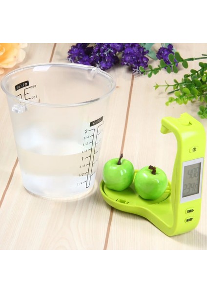 Yeşil Stil Wfgogo Dijital Bardak Tartı Elektronik Ölçme Ev Sürahi Mutfak Terazileri ile LCD Ekran ve Sıcaklık Ölçme Kapları Pişirme Araçları (Yurt Dışından) indirimleri