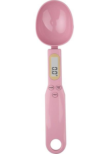 Pembe Tarzı Dijital LCD Ölçüm Spoog.1g Mutfak Kahve Şeker Gram Ölçek Kaşık Elektronik Kaşık Tartı Pişirme Aksesuarları (Yurt Dışından)