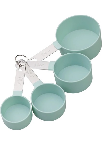 8 Adet Yeşil Takım Elbise Stili 8 Adet Çok Amaçlı Kaşık Bardak Ölçme Araçları Pp Pişirme Aksesuarları Paslanmaz Çelik Plastik Saplı Mutfak Aletleri (Yurt Dışından) indirimleri