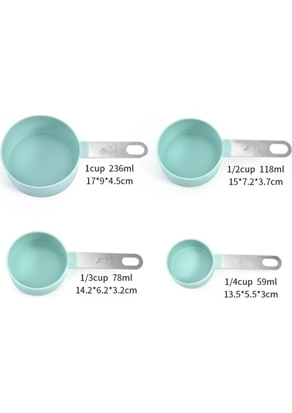 4 Adet Beyaz Kaşık Stili Et Mutfak Ölçü Kaşığı Ölçü Aletleri Kek Pişirme Unu Çok Boy Ölçü Kaşığı Mutfak Alet Setleri (Yurt Dışından) fırsatları