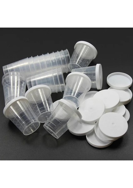 50ML Tarzı ml Şeffaf Ölçekli Plastik Dereceli Ölçme Fincan Pişirme Kabı Sıvı Ölçüm Cihazı Sürahi Bardak Konteyner (Yurt Dışından)