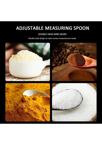 No.1 Tarzı Gösteri Olarak Ayarlanabilir Ölçek Ölçüm Kaşığı Tuz Şeker Kontrol Aracı Gram Ölçüm Ölçeği Kaşık Mutfak Gadget Pişirme Aksesuarları 2 Tip (Yurt Dışından) indirimleri