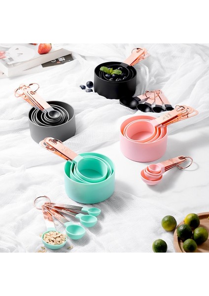 Mor Tarzı 4 Adetset Mutfak Pişirme Aksesuarları Çay Kahve Ölçme Kaşık Seti Dayanıklı Paslanmaz Çelik Ölçme Fincan Ölçme Aletleri Seti (Yurt Dışından) fiyatları