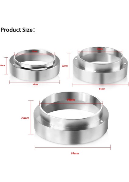 Manyetik Gül Altın Stili 53 mm 2 Adet Delonghi Cafemasy Için Manyetik Anti-Damla Dozaj Halkası Huni Kahve Makinesi Bira Kase Kahve Tozu Aracı (Yurt Dışından) fiyatları