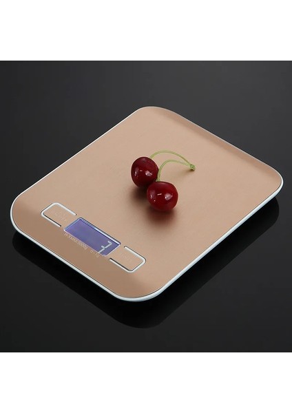 Gül Altın Tarzı 5kg 10KG Ev Mutfak Terazisi Elektronik Gıda Terazileri Diyet Terazileri Ölçme Aracı Ince LCD Dijital Elektronik Tartı Ölçeği Xnc (Yurt Dışından)