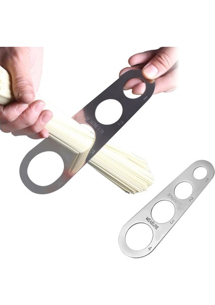 Gümüş Tarzı Paslanmaz Çelik Spagetti Measurer Makarna Erişte Tedbir Cetvel Spagetti Metre Pişirme Malzemeleri Mutfak Ölçme Aksesuarları (Yurt Dışından) modelleri