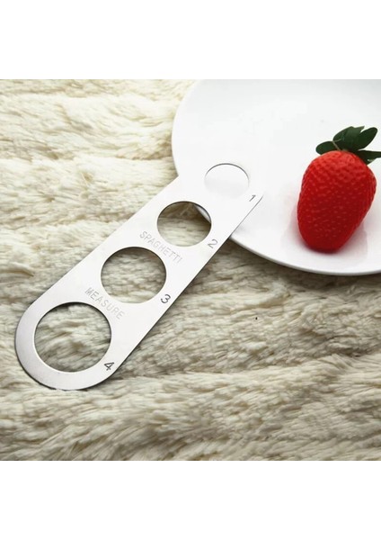 Gümüş Tarzı Paslanmaz Çelik Spagetti Measurer Makarna Erişte Tedbir Cetvel Spagetti Metre Pişirme Malzemeleri Mutfak Ölçme Aksesuarları (Yurt Dışından) indirimleri