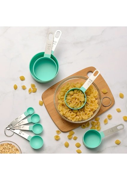 Ölçüm Kaşığı Pembe Stil 4 Adetset Çay Kahve Ölçme Kaşığı Mutfak Pişirme Aksesuarları Yeni Dayanıklı Paslanmaz Çelik Ölçme Fincan Ölçme Alet Takımı (Yurt Dışından) fırsatları