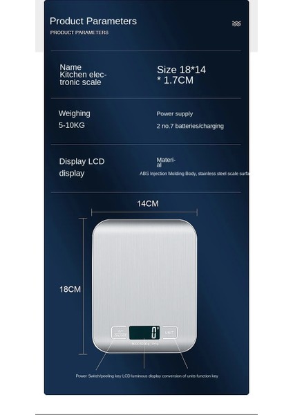 Beyaz Stil 5kg kg Mutfak Dijital Gıda Tartı Gıda Diyet Posta Pişirme Kahve Dengesi Ölçme LCD Elektronik Sg Tartı Araçları (Yurt Dışından) modelleri