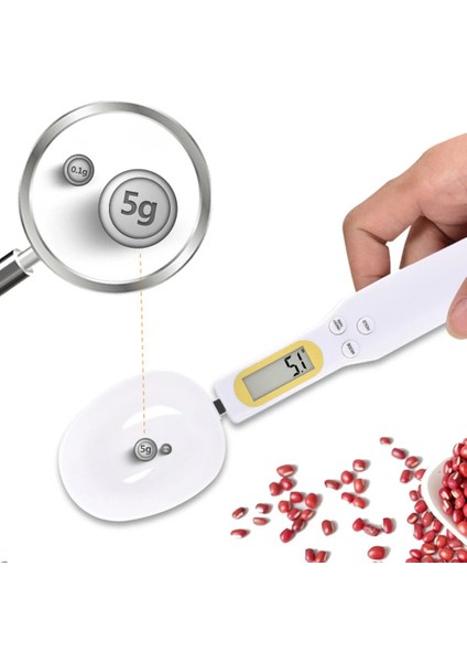 Siyah Stil 0.1G-500G 500G.1G Taşınabilir LCD Dijital Mutfak Terazisi Ölçme Kaşığı Kahve Şeker Gram Elektronik Kaşık Ağırlık Hacim Gıda Ölçeği (Yurt Dışından) fiyatları