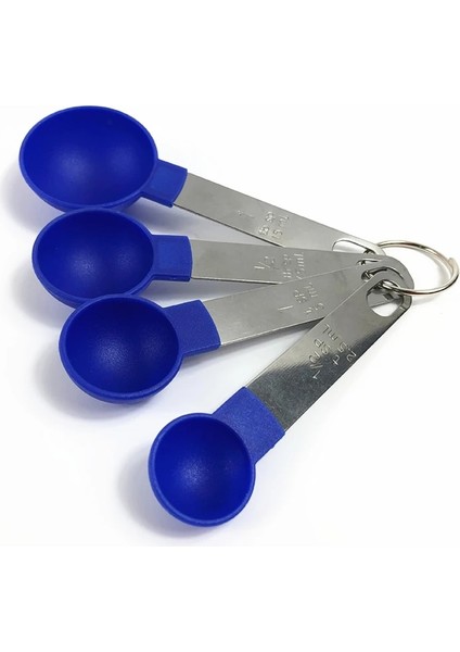 Mavi-S Tarzı Çok Amaçlı Kaşıklarbardak Ölçüm Aletleri Pp Pişirme Aksesuarları Paslanmaz Çelikplastik Saplı Mutfak Aletleri (Yurt Dışından)