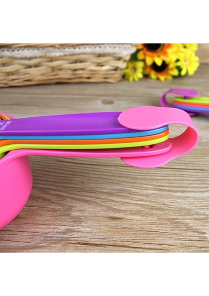 Büyük ve Küçük 10PC Stili Set Plastik Renkli Ölçme Kaşıkları Şeker Kek Mutfak Aksesuarları Pişirme Pişirme Araçları Yeni Sl Boyut Ölçme Kaşıkları (Yurt Dışından) indirimleri