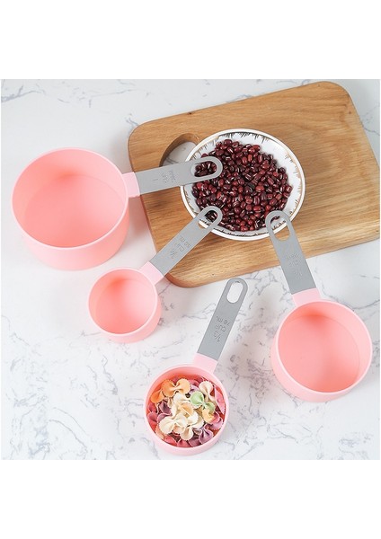 Gri Kaşık Stili Ölçme Fincan ve Kaşık Çok Amaçlı Kaşık Bardak Ölçme Aracı Pişirme Aksesuarları Paslanmaz Çelik Saplı Mutfak Aleti (Yurt Dışından) modelleri