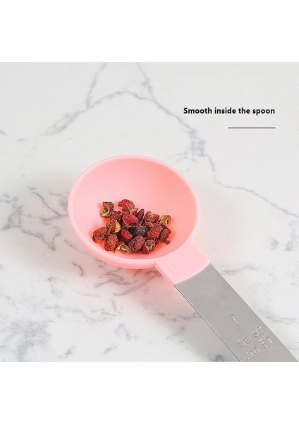 Gri Kaşık Stili Ölçme Fincan ve Kaşık Çok Amaçlı Kaşık Bardak Ölçme Aracı Pişirme Aksesuarları Paslanmaz Çelik Saplı Mutfak Aleti (Yurt Dışından) indirimleri