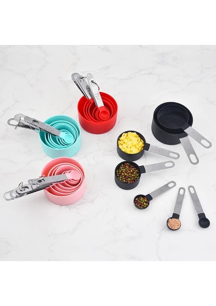 Kaşık Siyah Stil 4 Adetset Çay Kahve Ölçme Kaşığı Mutfak Pişirme Aksesuarları Yeni Dayanıklı Paslanmaz Çelik Ölçme Fincan Ölçme Alet Takımı (Yurt Dışından) fiyatları